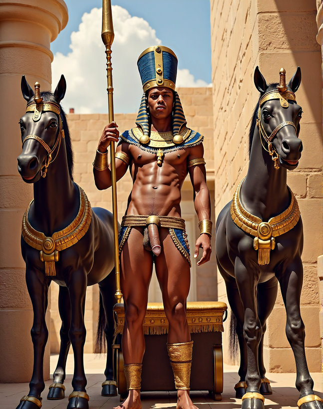 King Tutankhamun - AI History Art