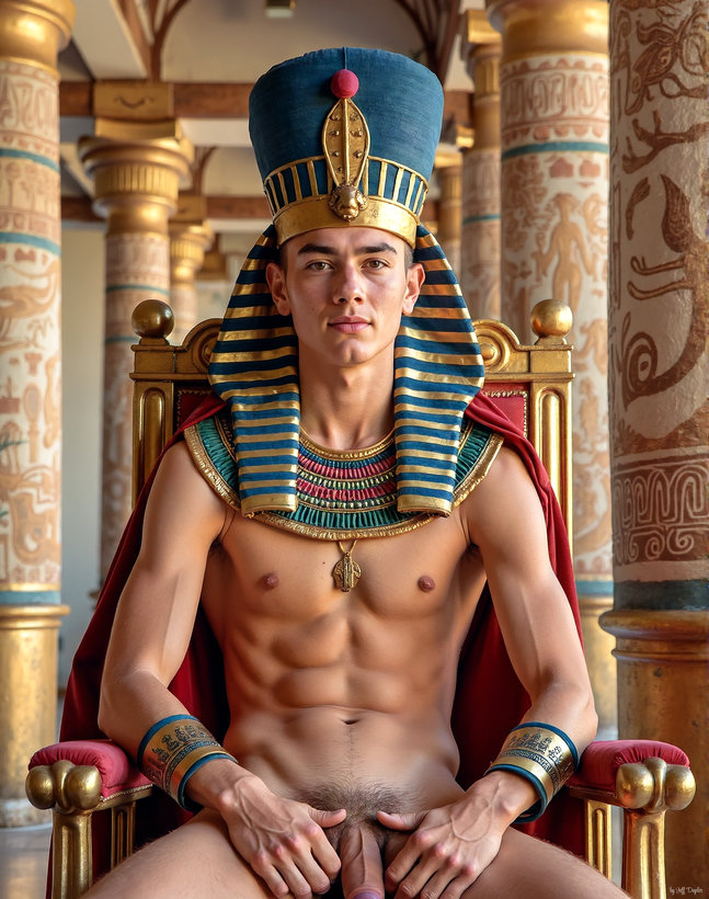 King Tutankhamun - AI History Art