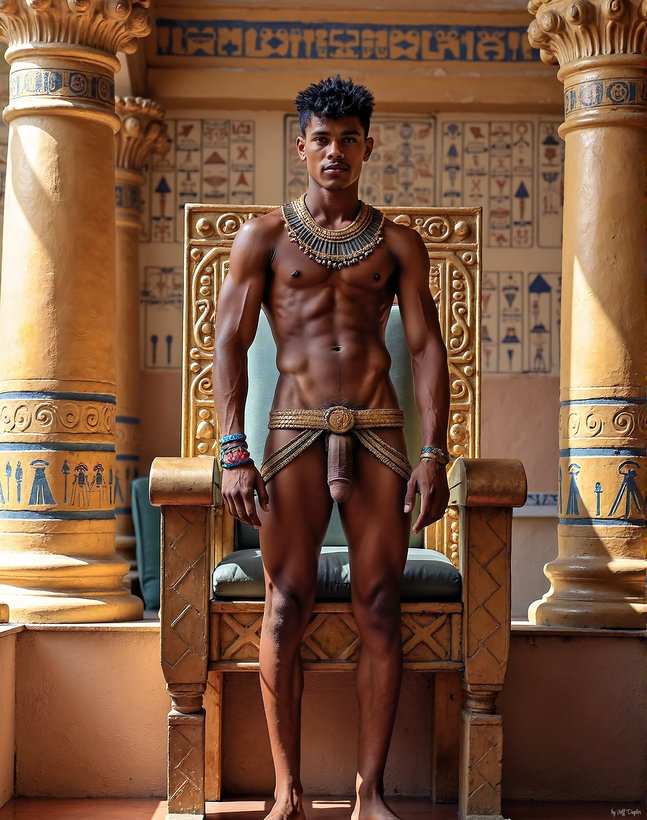 King Tutankhamun - AI History Art