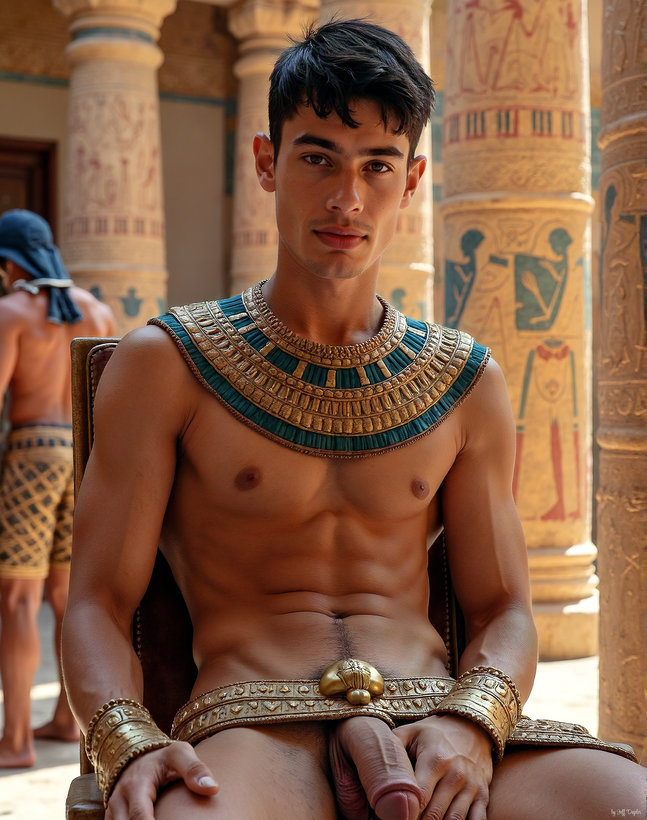King Tutankhamun - AI History Art