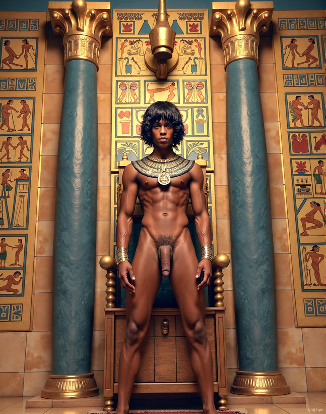King Tutankhamun - AI History Art