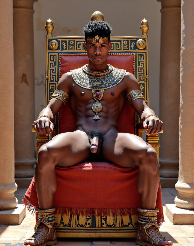 King Tutankhamun - AI History Art