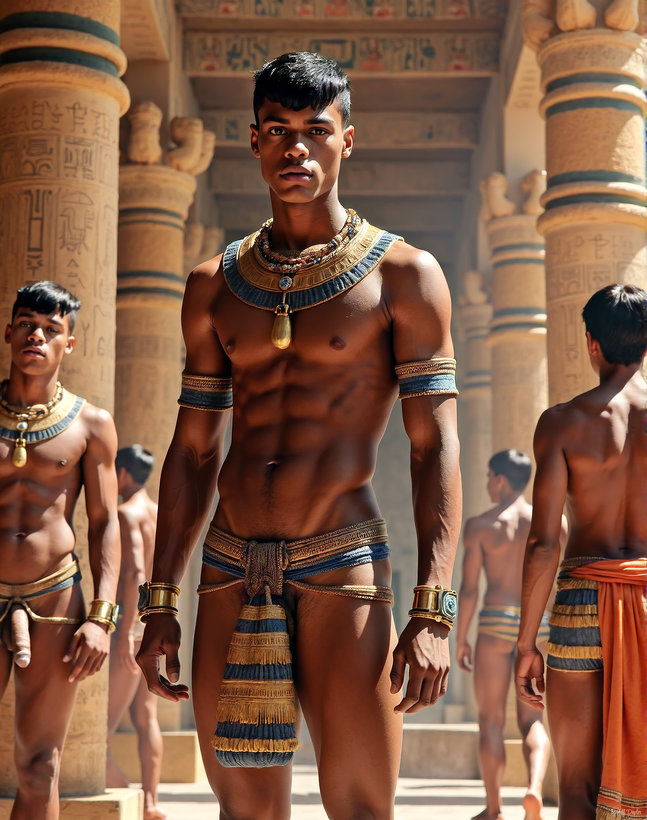 King Tutankhamun - AI History Art