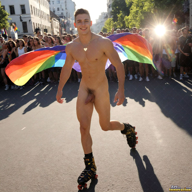 Wings of Pride NSFW - AI LGBTQ Fantasy Art