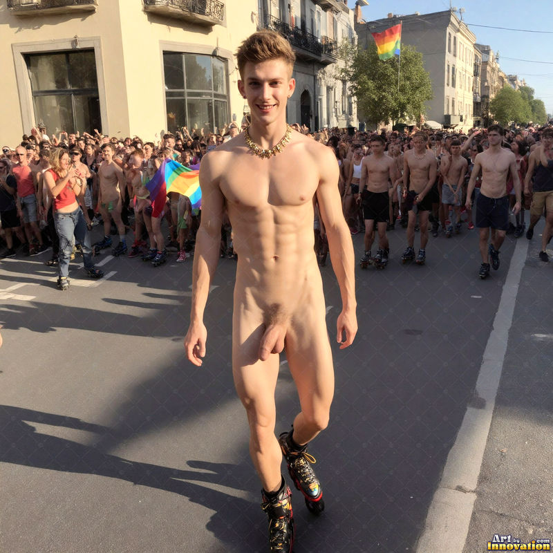 Wings of Pride NSFW - AI LGBTQ Fantasy Art