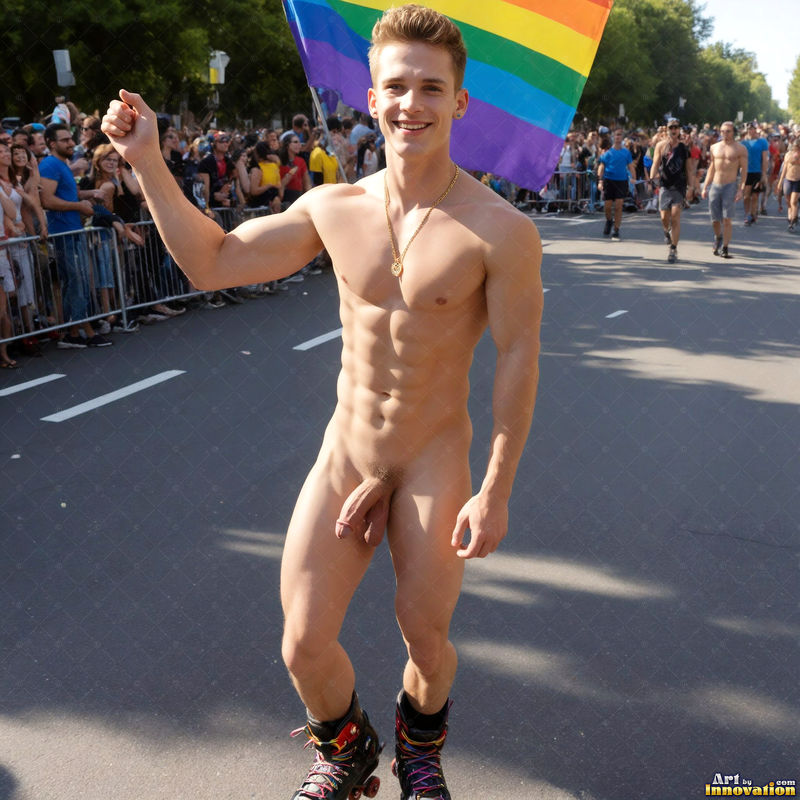 Wings of Pride NSFW - AI LGBTQ Fantasy Art