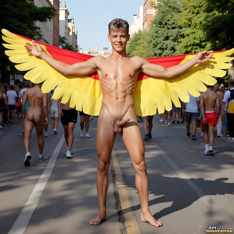 Wings of Pride NSFW - AI LGBTQ Fantasy Art
