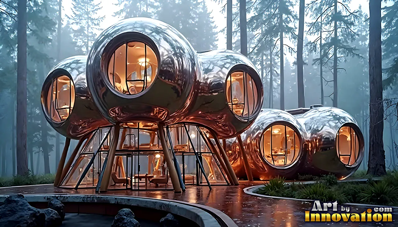 Cool Spherical Pod Homes