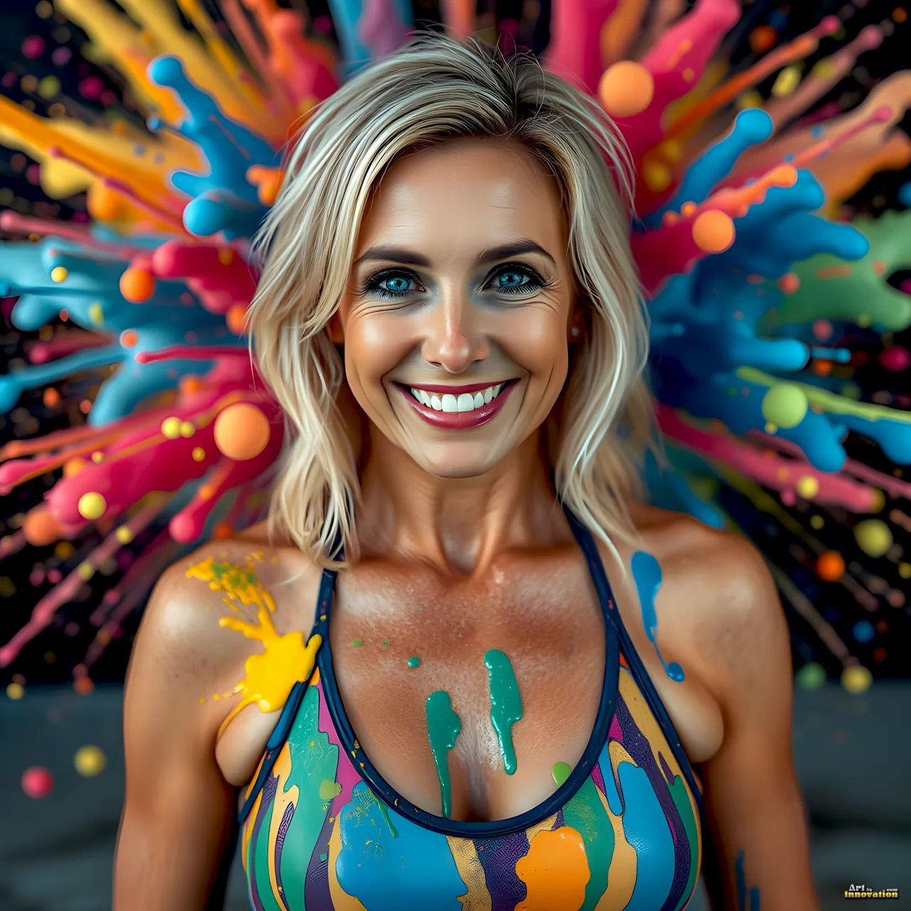 Paint Splat - Beautiful Ladies
