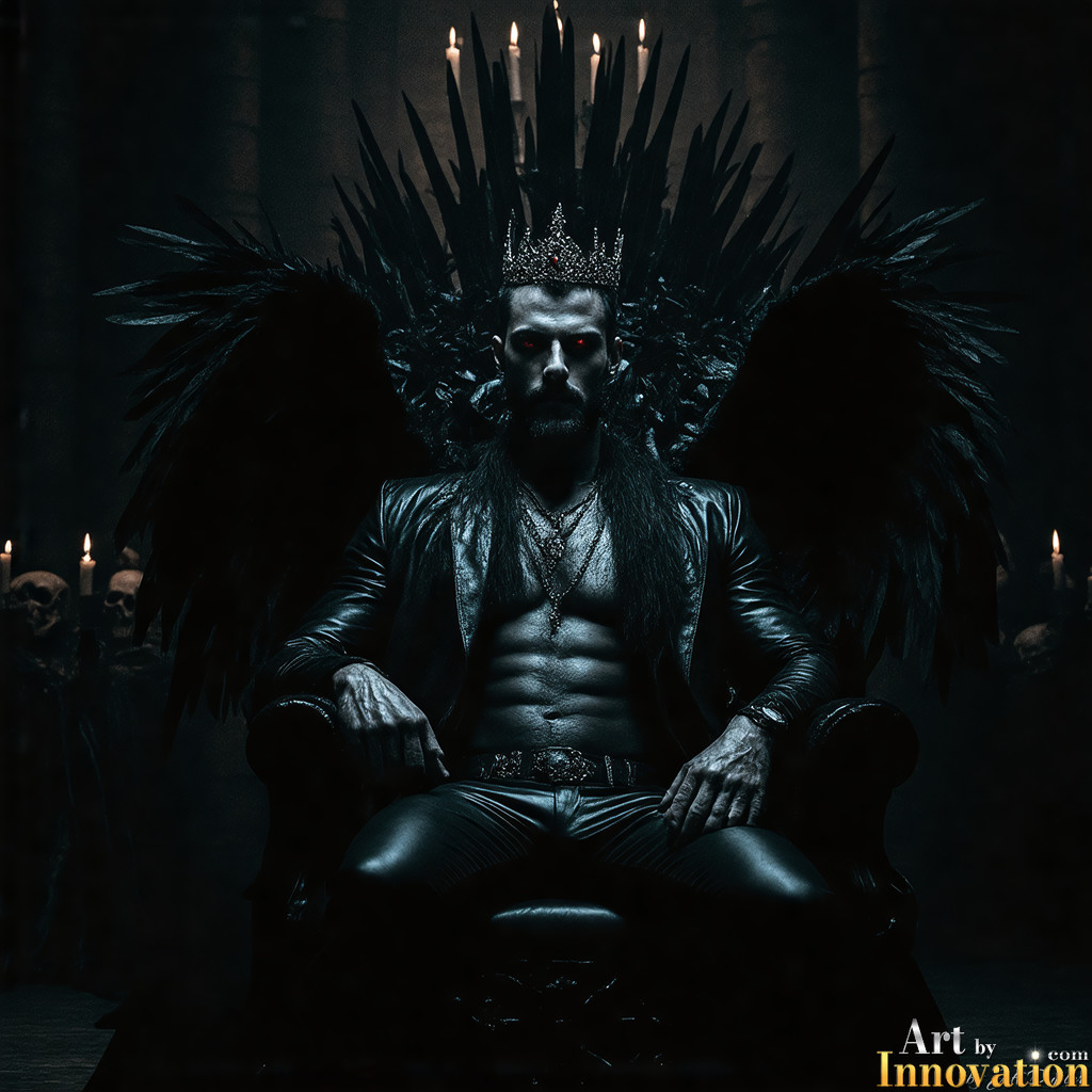 Vampires on Ornate Throne